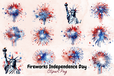 Fireworks Independence Day Sublimation