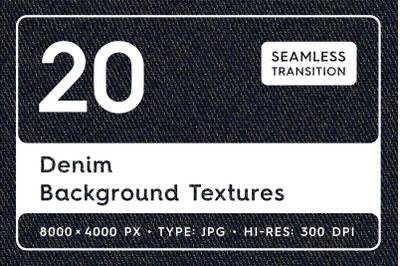 20 Denim Background Textures