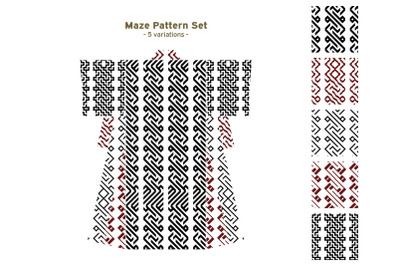 Maze Pattern Set 21