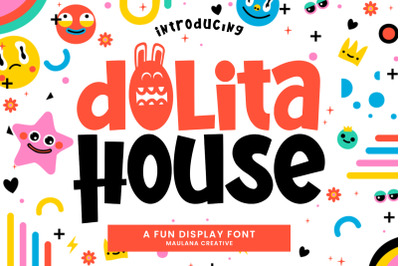 Dolita House Fun Display Font