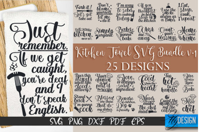 Kitchen Towel SVG | Kitchen Quotes Design | Home SVG