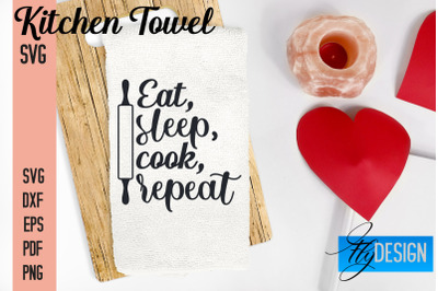 Kitchen Towel SVG | Kitchen Quotes Design | Home SVG