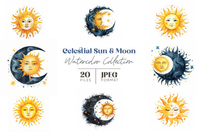 Celestial Sun &amp; Moon