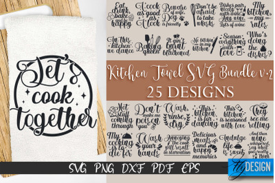 Kitchen Towel SVG | Kitchen Quotes Design | Home SVG