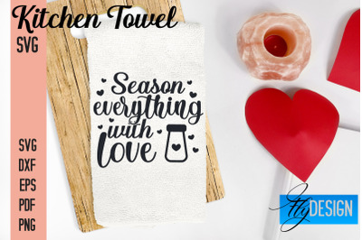 Kitchen Towel SVG | Kitchen Quotes Design | Home SVG