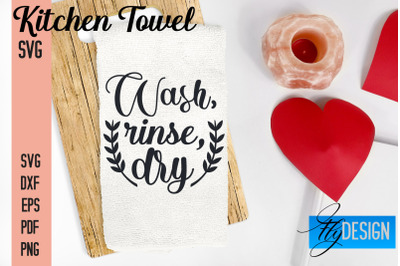 Kitchen Towel SVG | Kitchen Quotes Design | Home SVG