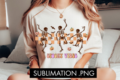 Spooky Vibes PNG Sublimation