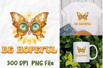 Be Hopeful Hippie Butterfly Sunglasses