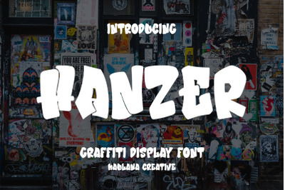 Hanzer Graffiti Display Font