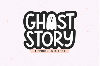 Ghost Story - Cute Halloween Font