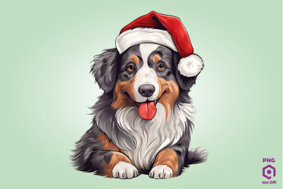 Christmas Australian Shepherd Dog 2