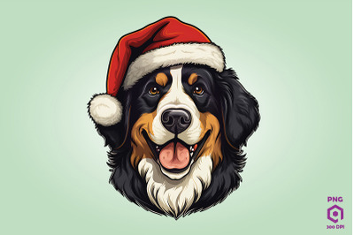 Christmas Bernese Mountain Dog 1