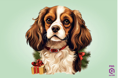 Christmas Spaniel Dog 1