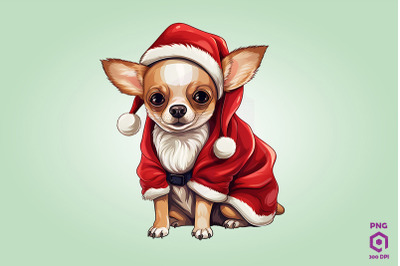 Christmas Chihuahua Dog 2