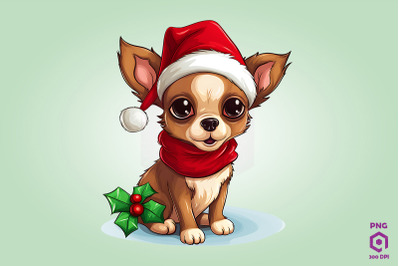 Christmas Chihuahua Dog