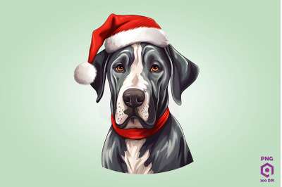 Christmas Great Dane Dog 2