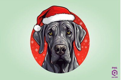 Christmas Great Dane Dog 3