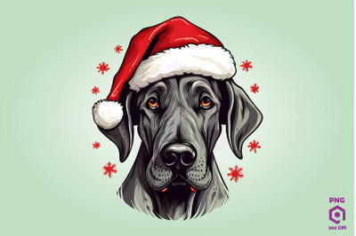 Christmas Great Dane Dog