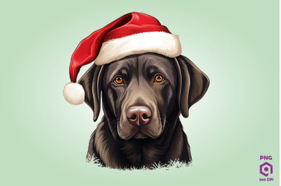 Christmas Labrador Retriever Dog