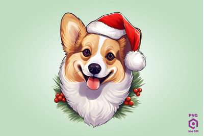 Christmas Pembroke Welsh Corgi Dog 1