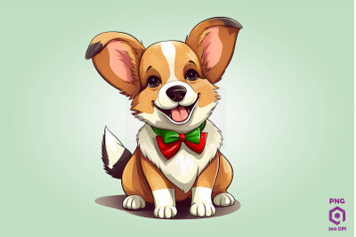 Christmas Pembroke Welsh Corgi Dog