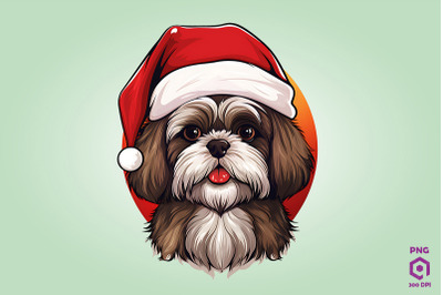 Christmas Shih Tzu Dog 3