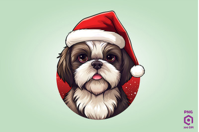 Christmas Shih Tzu Dog 4