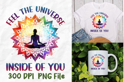 Feel The Universe Inside Of You Mandala