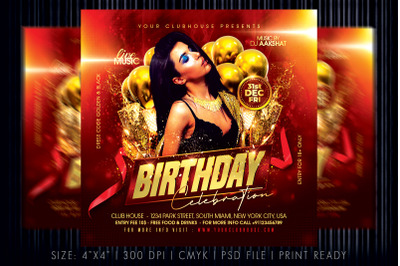 Birthday Flyer