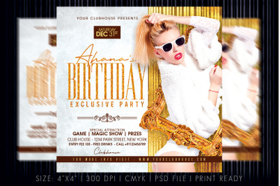 Birthday Party Flyer