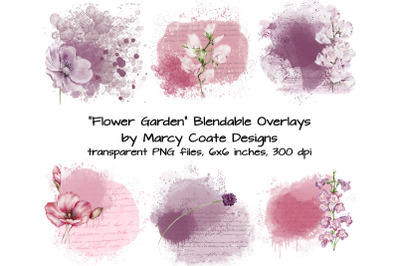 Flower Garden blendable overlays