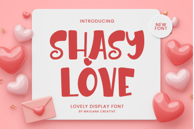 Shasy Love Lovely Display Font