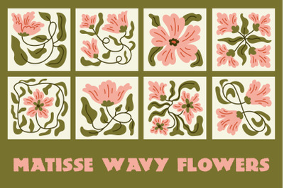 Matisse Wavy Flowers