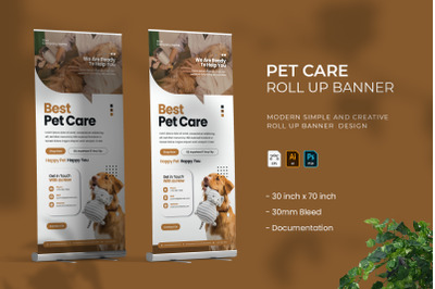 Pet Care - Roll Up Banner