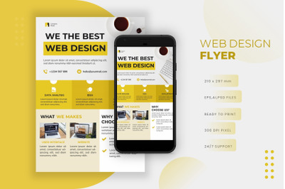 Web Design Service - Flyer