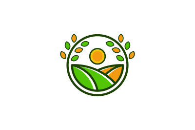 nature vector template logo design