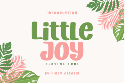 Little Joy - Playful Font