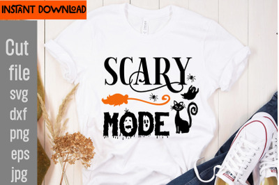 Scary Mode SVG cut file&2C;SVGs&2C;quotes-and-sayings&2C;food-drink&2C;print-cut&2C;m