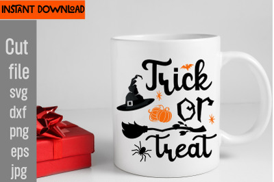 Trick Or Treat SVG cut file&2C;SVGs&2C;quotes-and-sayings&2C;food-drink&2C;print-c