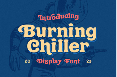 Burning Chiller - Display Font