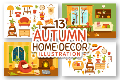 13 Autumn Home Decor Illustration