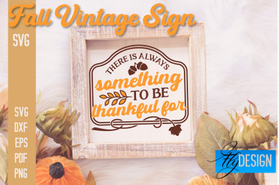 Fall Vintage Sign SVG Design | Funny Quotes SVG