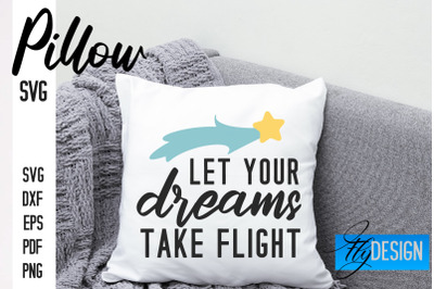 Pillow SVG Design | Funny Quotes SVG