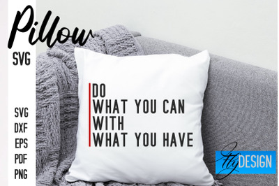 Pillow SVG Design | Funny Quotes SVG