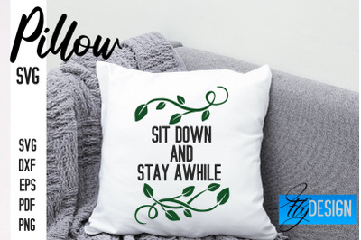 Pillow SVG Design | Funny Quotes SVG