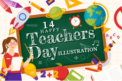 14 Happy Teacher&amp;&23;039;s Day Illustration