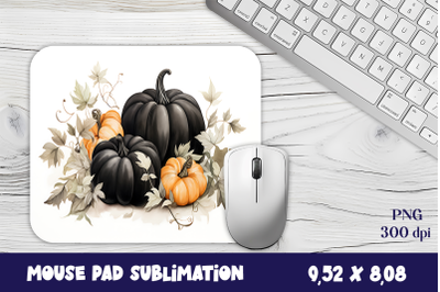 Halloween Pumpkin Mouse Pad Design