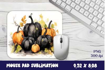 Halloween Pumpkin Mouse Pad Design