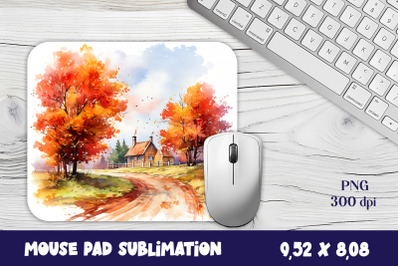 Hello Autumn Mouse Pad