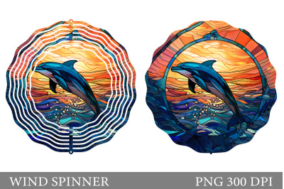 Dolphin Spinner Sublimation. Dolphin Wind Spinner Design